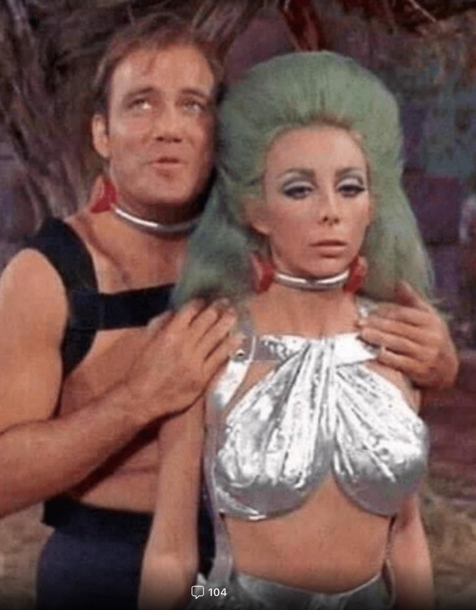 mitchdorf's tweet photo. Is it just me or did anyone else get a Star Trek flashback during Miley Cyrus’s performace? @jhoffman https://t.co/qPaI2pNpKF