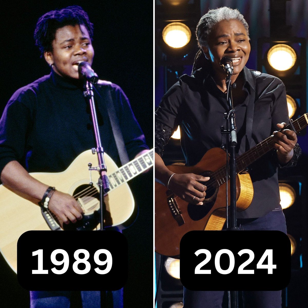 TasteOfCountry's tweet photo. 35 years later, Tracy Chapman returns to the #GRAMMYs 🙌 https://t.co/2aBj3Kt0DZ