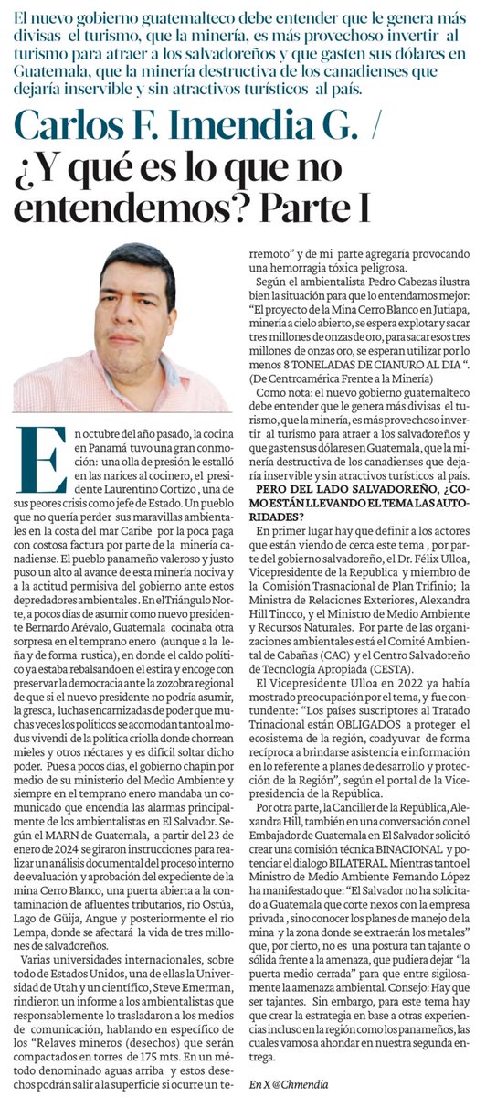 meketreffe1's tweet photo. Lectura obligada y pendientes de la parte II

@DesechoSolidos @lasustennial @ManEcological @lcgomez @JaimeSalome10 @camtexsv @Luza2009 @eybonluis @asielsalvador @camarasal @FUNDEMAS @CASALCOsv https://t.co/M556Rv26DD