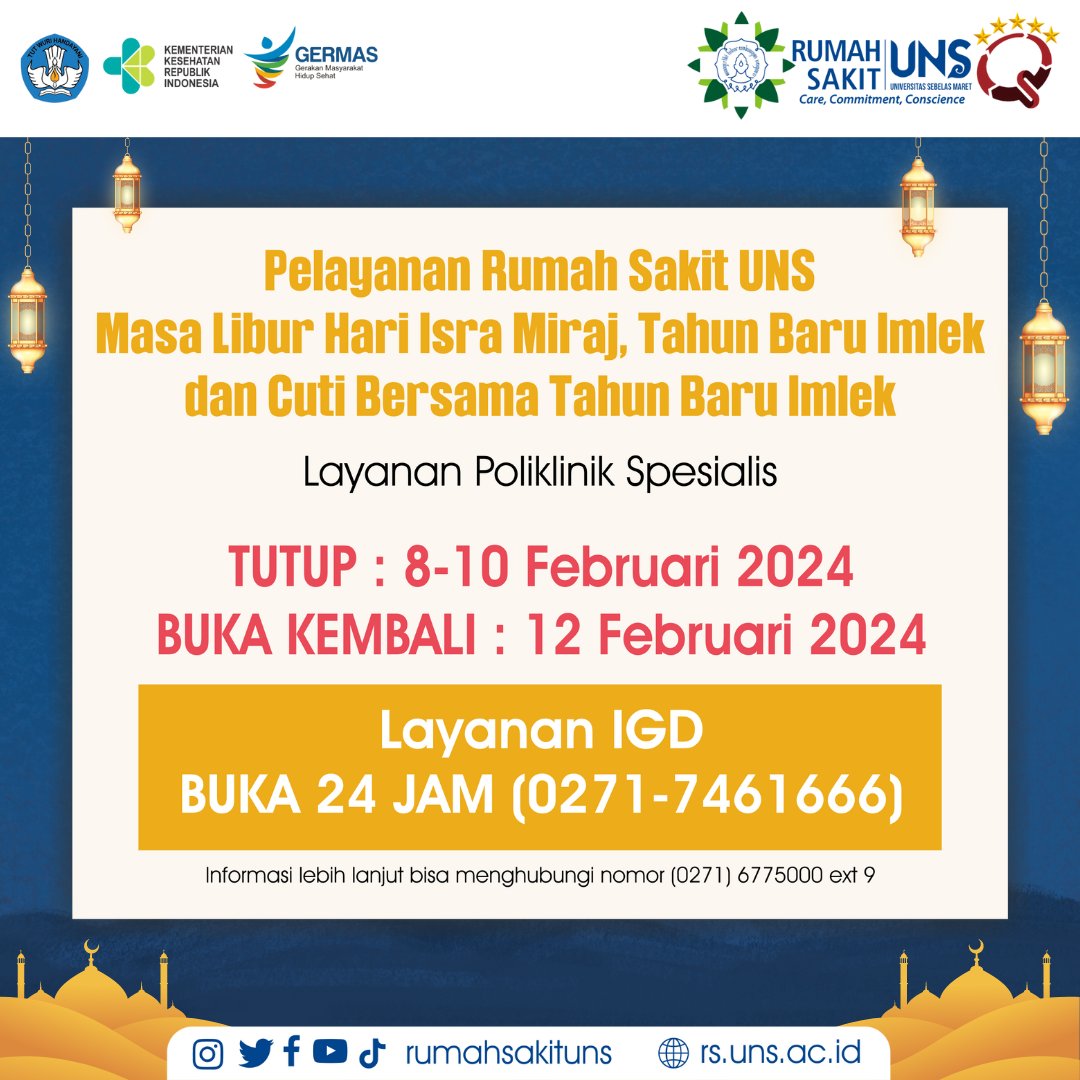 Rumah Sakit UNS tweet media