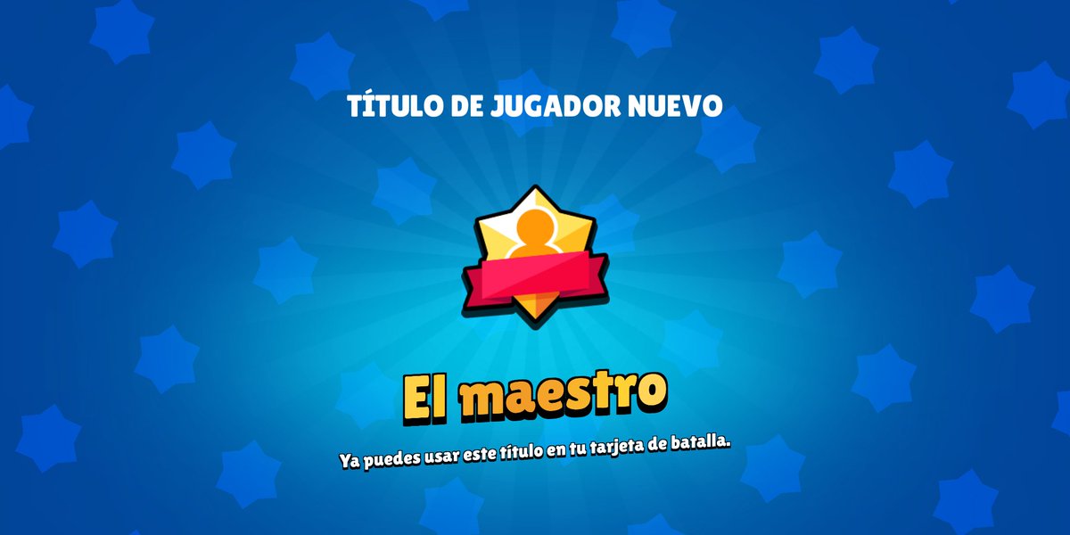 InsonialG's tweet photo. FINALMENTE DESPUÉS DE TODO ESTE TIEMPO 

Deseaba el título de chuck desde que salió osea el maestro en tu perfil se ve re épico está es mi primer maestría fue difícil

#Brawlstars #brawlstarschuck #brawl  #masteries https://t.co/tbKeWI13O2
