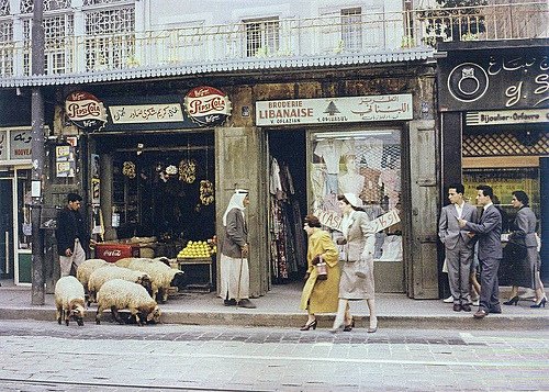 Thomas J. Abercrombie, Rue Georges Picot in Beirut, Lebanon, 1957.