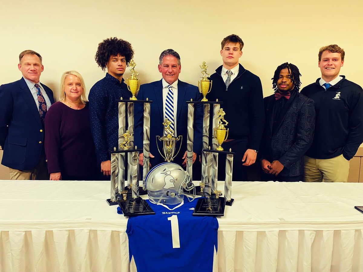<a href="/brsbaronsfb/">Blue Ridge School Football</a> had a great night at <a href="/falconcville/">The FALCON Club of Charlottesville</a> awards banquet.
<a href="/dariusgetswavy/">Darius Stafford</a> with OPOY and Team MVP
<a href="/TaliqMontgomery/">Taliq Montgomery (2025)</a>  with DPOY  
<a href="/CedricJungmann/">cedric jungmann</a> with the leadership award
And coach Alexander with Coach of the year. 
Congratulations to you all and let’s run it back next year!