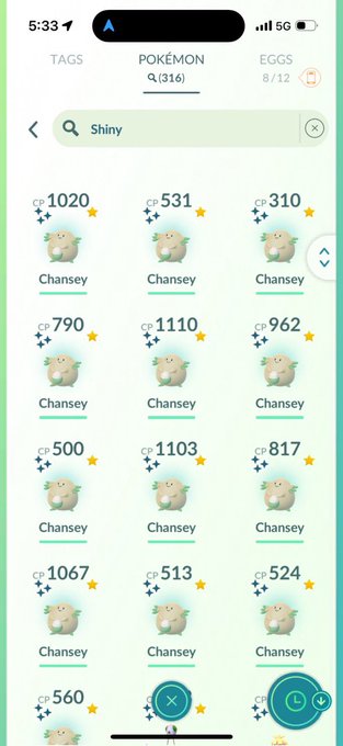 Chansey community day was a success 🥰 https://t.co/67QC2i7BAC