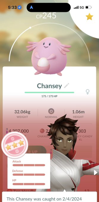 Chansey community day was a success 🥰 https://t.co/67QC2i7BAC