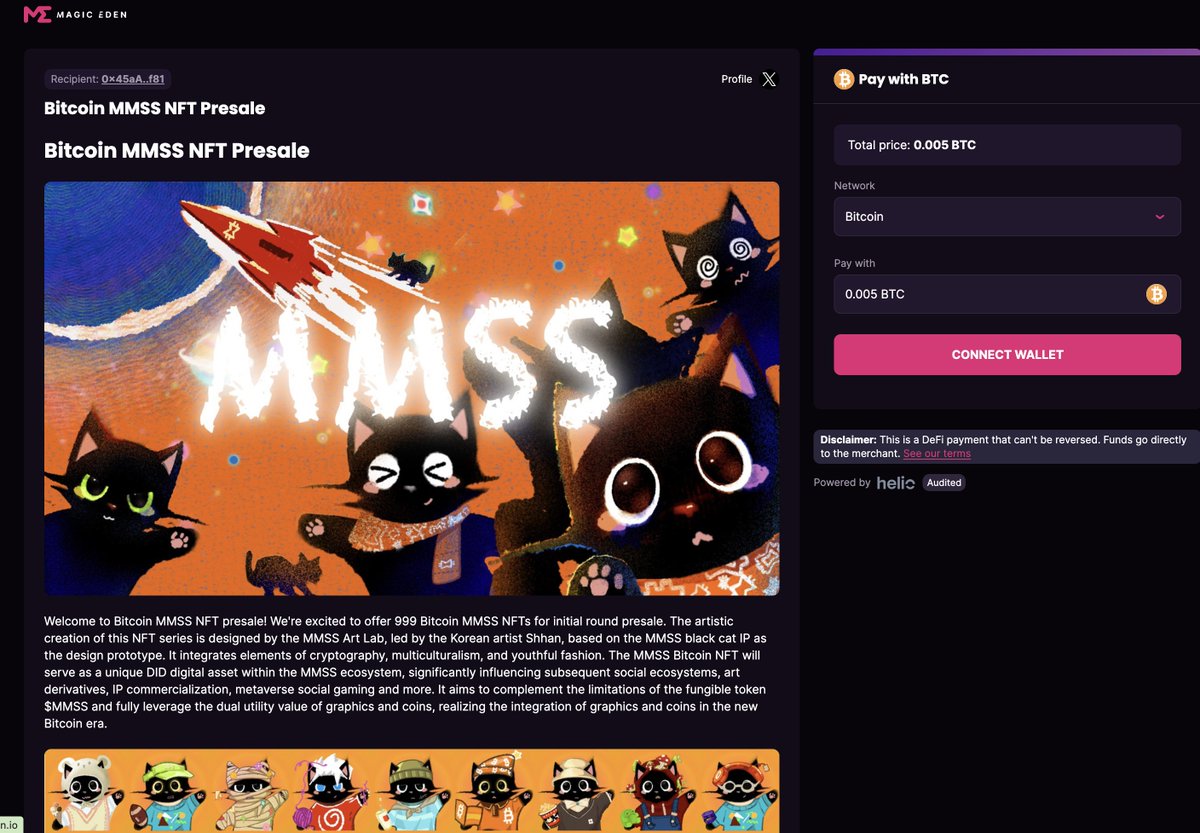 👇👇Presale link 👇👇presale.magiceden.io/x/bitcoin-mmss…

INITIAL ROUND: 999 ONLY