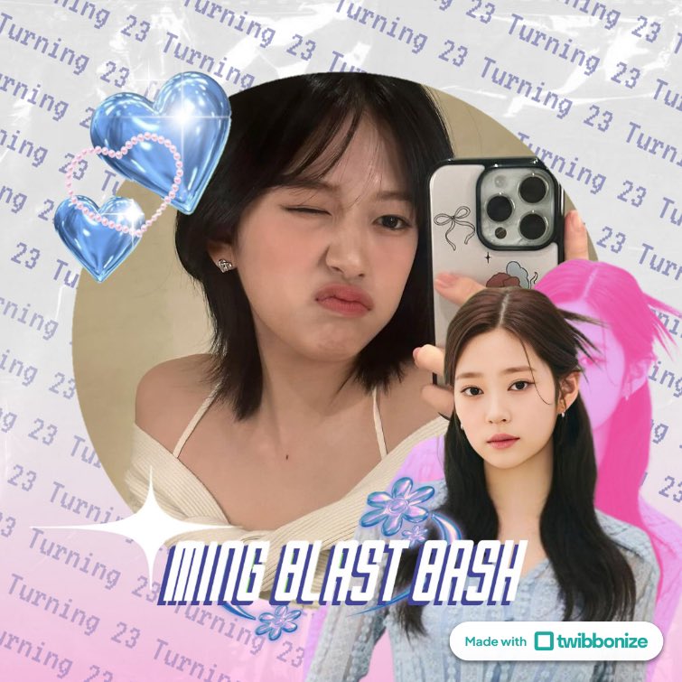 yujjinah's tweet photo. @CastleOfMinju May your birthday be filled with the beauty of laughter, the warmth of love, and the joy of cherished moments. Happy birthday, Minju unnie! 🤍🌷

#AnywhereWithMinju 
#우리의행복_민주야_생일축하해
#MingBlastBash_Turning23! https://t.co/4oPSKmTNVS