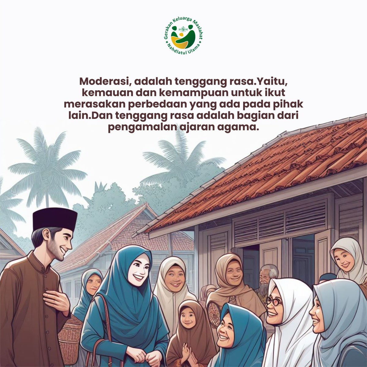 Listy9021's tweet photo. Gerakan Keluarga Maslahat NU  menggunakan semua Struktur untuk memberdayakan keluarga.
Sehingga semua keluarga memiliki relasi yang maslahat, sejahtera, terdidik dan moderat

#KeluargaAdilDanSeimbang https://t.co/4sYNnvABx5