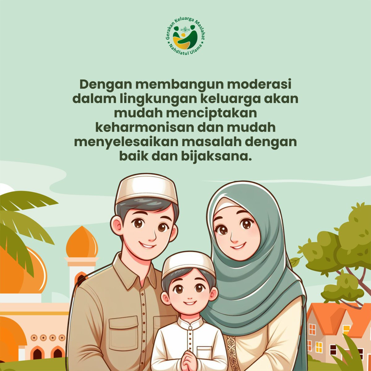 Panggilvee's tweet photo. dengan membangun moderasi dalam lingkungan keluarga akan mudah menciptakan keharmonisan dan mudah menyelesaikan masalah dengan baik dan bijaksana #KeluargaAdilDanSeimbang Gerakan Keluarga Maslahat https://t.co/UgpofxxodT