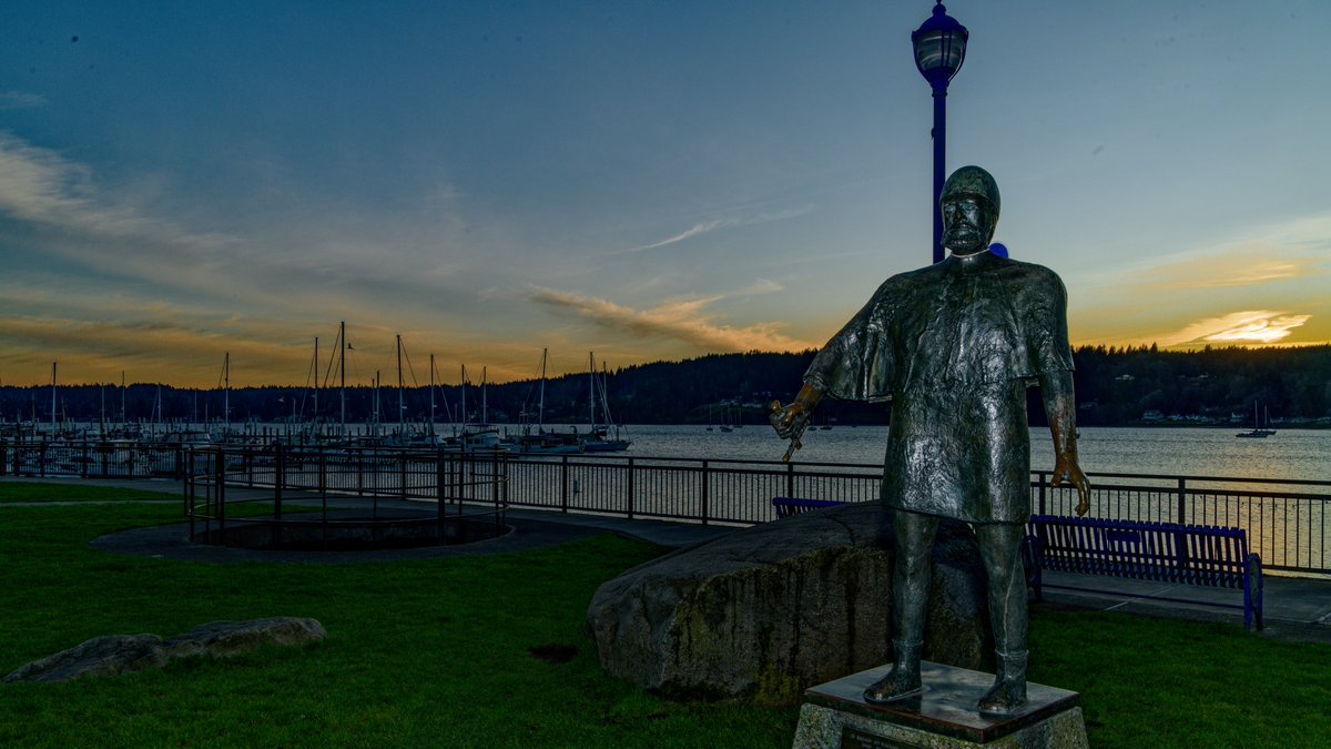 chingsemb's tweet image. Been a while since I posted, Poulsbo Waterfront Sunset tonight