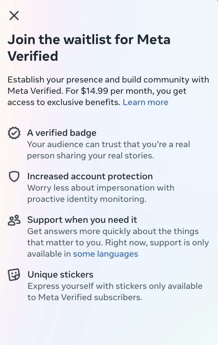 So looks like @instagram is following @X initiative and completely devaluing the badge on their platform simply to monetize off of people’s dream of having the oh so powerful checkmark…now it loses its value, the company already makes billions off users, now just extra monthly