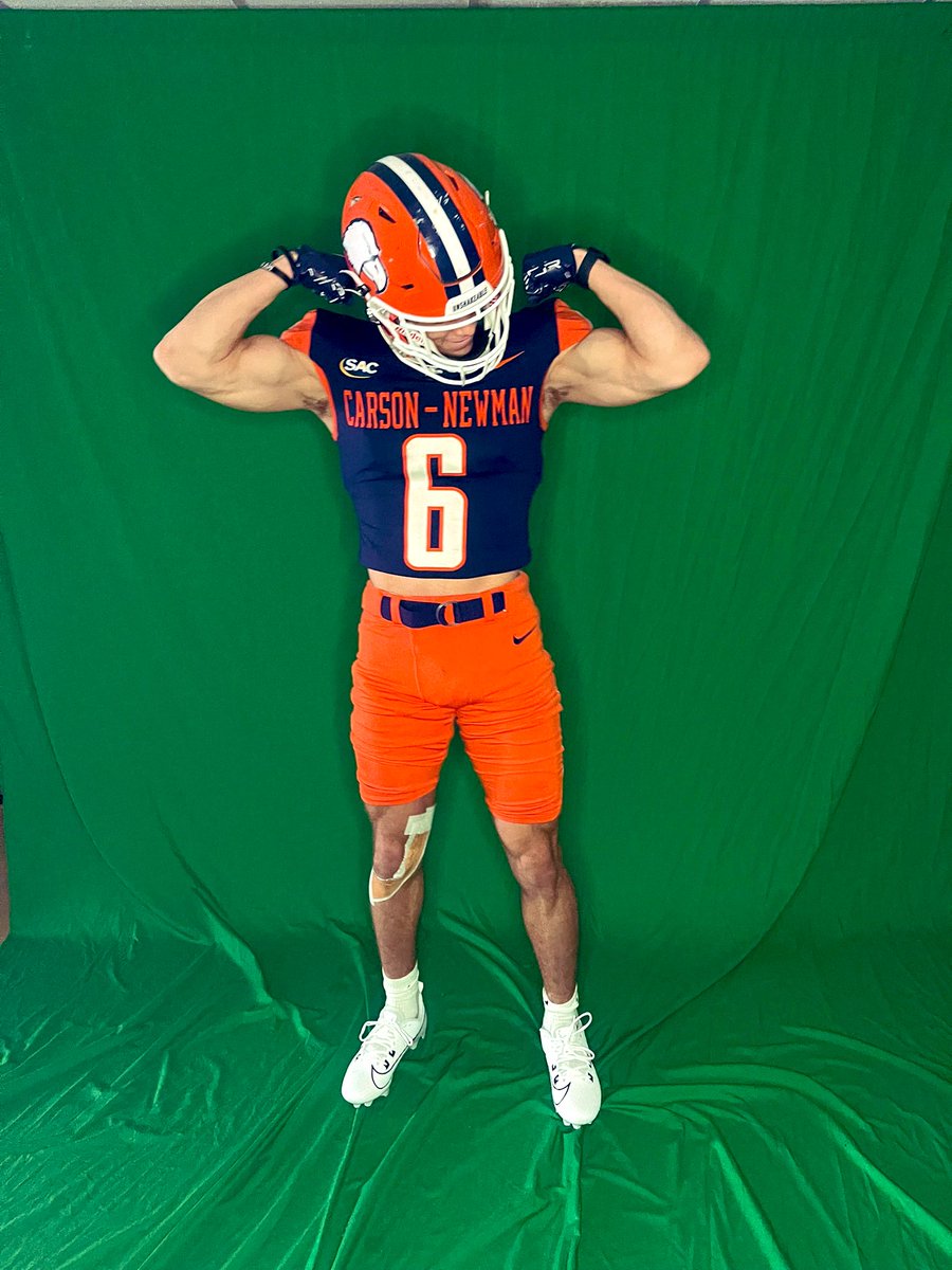 Grateful for all the opportunities I have received, but excited to announce my commitment to <a href="/cnfootball/">Carson-Newman Football</a>!!🦅🦅<a href="/FantNacarius/">Coach Fant</a> <a href="/CoachAIngram/">Ashley Ingram</a> <a href="/ChrisSeabolt/">Chris Seabolt</a> <a href="/CoachJ_Jamison/">Johnson Jamison</a> <a href="/CoachChuckPete/">Chuck Petersen</a> <a href="/PurplesFootball/">BGHS Football</a> #AGTG #TalonsUp 🔵🟠🏡🔵🟠