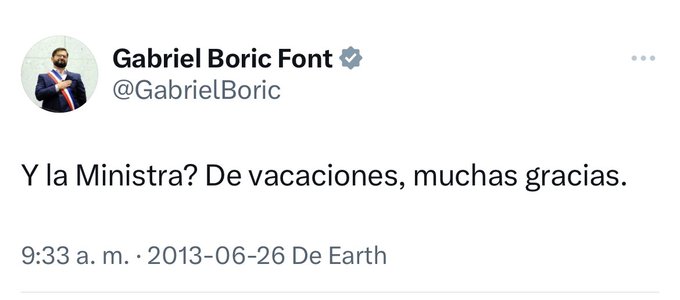CNotfor's tweet photo. Chiara Barchiesi 🇨🇱.
Mientras #Valparaíso Viña del Mar Quilpue ardían por los 4 costados... En el gobierno del #MerluzoYETA están claritas las responsabilidades de cada quien en sus puestos de trabajo...
SIGUE #Galvarino #Araucanía

#BoricAtacandoAlPueblo 
#BoricEstaQuemandoChile https://t.co/aEIbp6O5IS