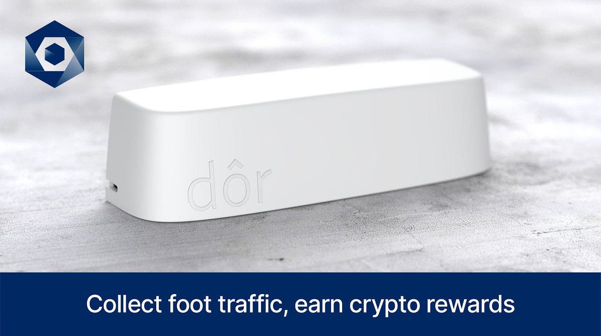 With the DTM, built by @DorTechnologies and powered by Constellation,  earning #crypto is now as easy as walking through a doorway. Get your DTM  today! 👉https://t.co/DtCZWXMYpt $DAG $DOR #DePIN