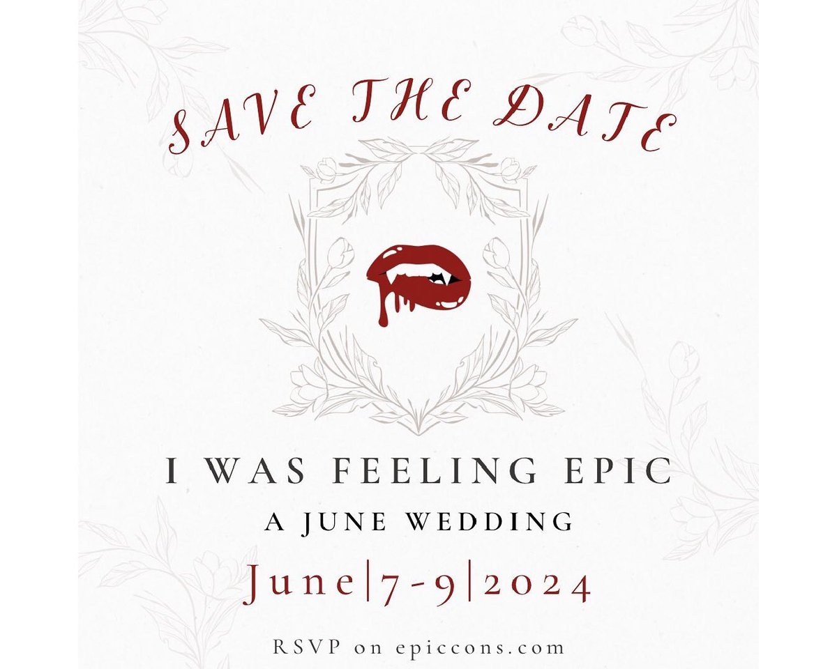 TeressaLiane's tweet photo. Can. Not. Wait!!!!! ❤️‍🔥🤪🤗🎉 Aaah! Xx

💒 JUNE 9 !!! 💋 
All tickets and info at https://t.co/5aSpkdwCsL ✨ See you soon!

Repost @epiccons • • • 

We think she knows a little bit about weddings and proposals!…

https://t.co/CsLZp8WVXT https://t.co/uuvonSFOW2