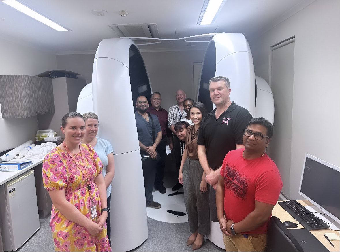 The ACEMID cohort study welcomes its first participant to Mt Isa Hospital. Thrilled to introduce this cutting-edge 3D imaging technology to rural Queensland. @NWestHealth