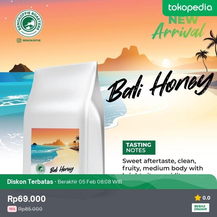 Ada diskon 19% nih jadi Rp69.000. Cek di Tokopedia, deh
tokopedia.link/UFzdCekPVGb