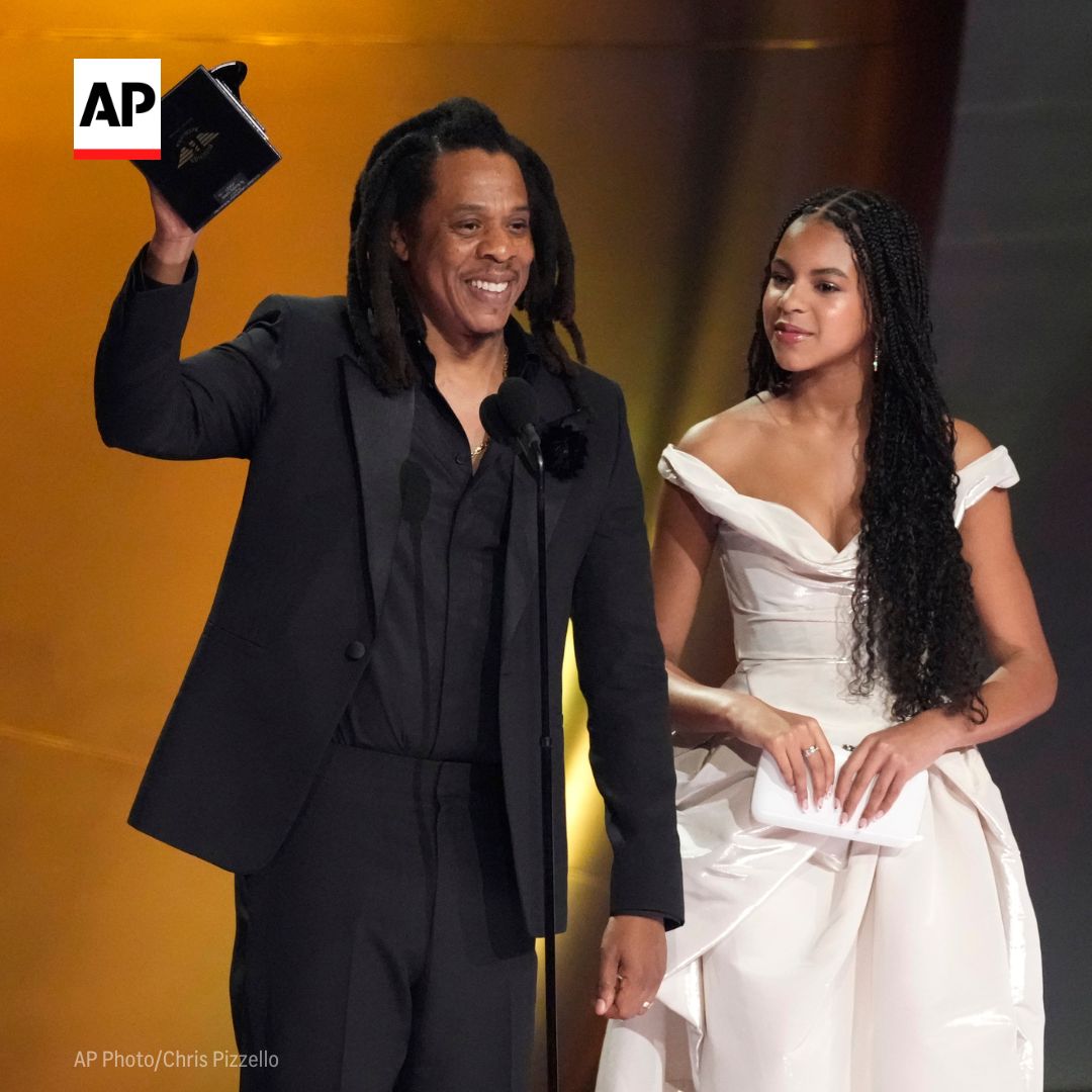 Jay-Z blasted the Grammys for never awarding Beyoncé album of the year during his speech for the Dr. Dre Global Impact Award.

"I don’t want to embarrass this young lady, but she has more Grammys than everyone and never won album of the year,” he said. bit.ly/3UsLVxP
