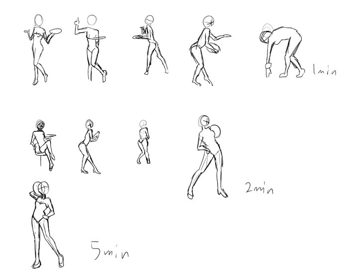 朝クロッキー③
バニーだけど耳まで描けなかった。 