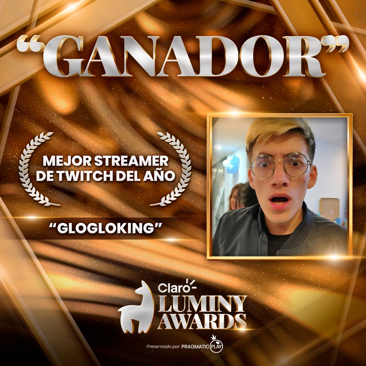 MEJOR STREAMER DE TWITCH DEL AÑO 🖥️ 🖥️

¡Felicitaciones <a href="/KingGloglo/">Glogloking</a>!  👏👏

#LuminyAwards