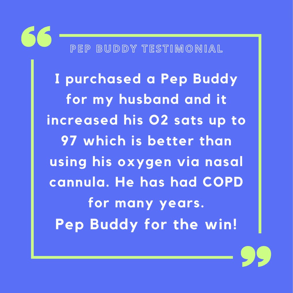 PEP Buddy for the WIN! 🏆 🤩
#COPD #COPDTreatment #LungHealth #BetterBreathing