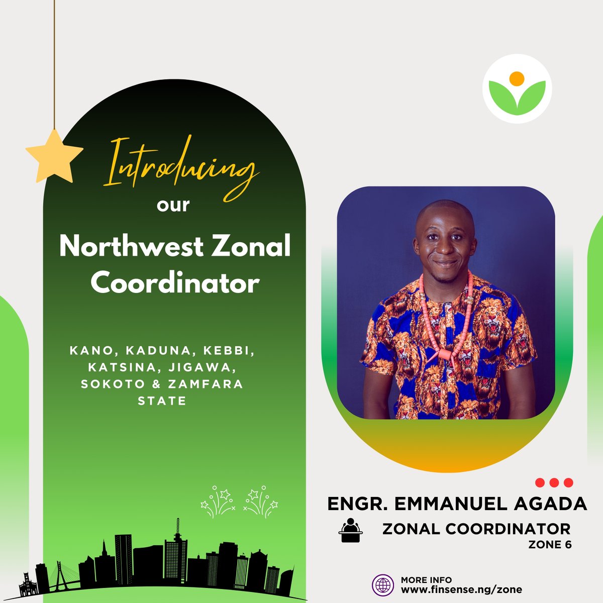 🌐 Exciting news! 🎉 

Congrats to Engr. Emmanuel Agada, co-founder at IMHSystemlinks, on becoming the Northwest Zonal Coordinator (Zone 6) at Finsense Cooperative! 🚀