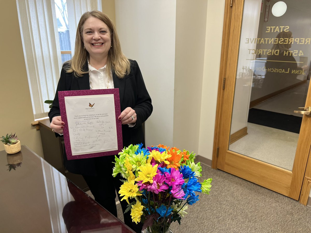 Thank you Ray Graham Association for stopping by and for your amazing work to empower people with disabilities so they can “reach their potential, grow their future and achieve their goals!” 💐