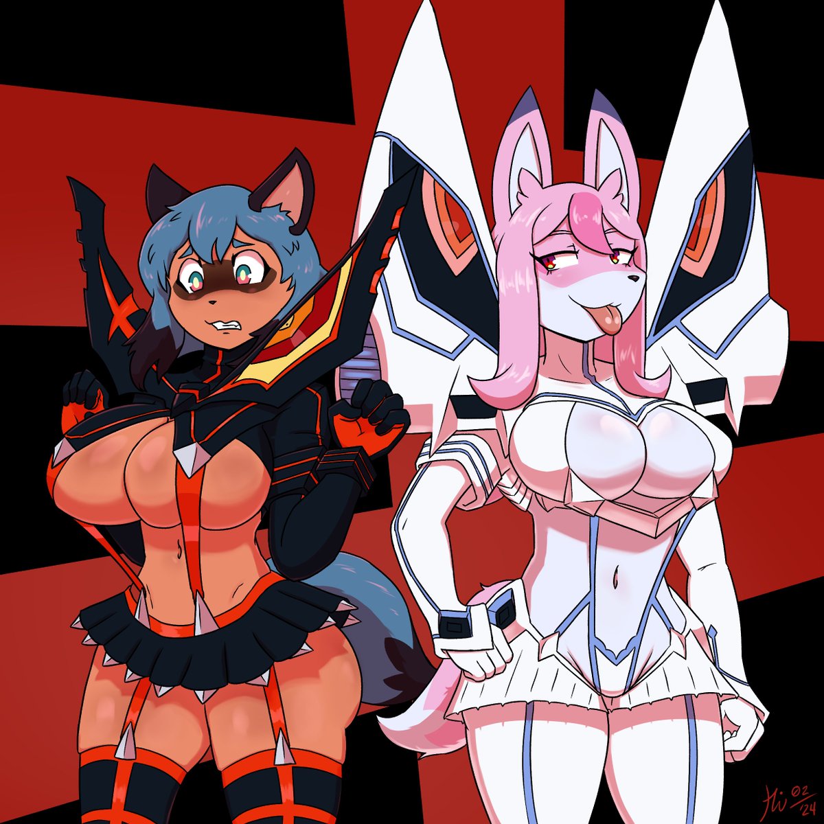 I just recently (read: two years ago) watched Kill La Kill, and I swear all these Studio Trigger animes just blend together in my head