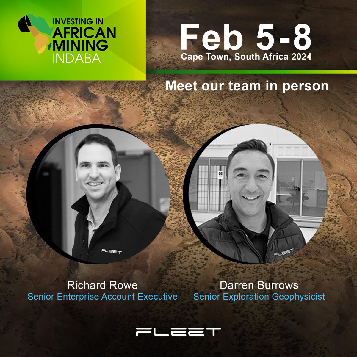 fleetspace's tweet photo. #FleetSpace is attending Mining Indaba #MI24 in Cape Town, South Africa this week! ๐ฟ๐ฆ
Meet the Fleet Space team and engage in discussions about the future of geophysics. ๐ซ
Reach out and let's chat!
#MiningIndaba #SpaceTech #Innovation #Geophysics #CapeTown https://t.co/FlFx75AgrF