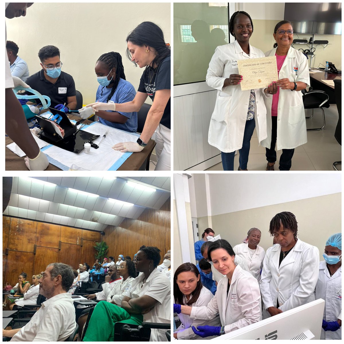 #WorldCancerDay !! Excelent and productive week in Mozambique! Colposcopy/LEEP training, a new study was started, Brazilian Embassy visit, GynOnc, Urology and Hematology teams and more!@MDAndersonNews @Jrodelkins @kmschmeler @MelissaLoVaron @ar_steinmetz @345071 @MorettiMarques