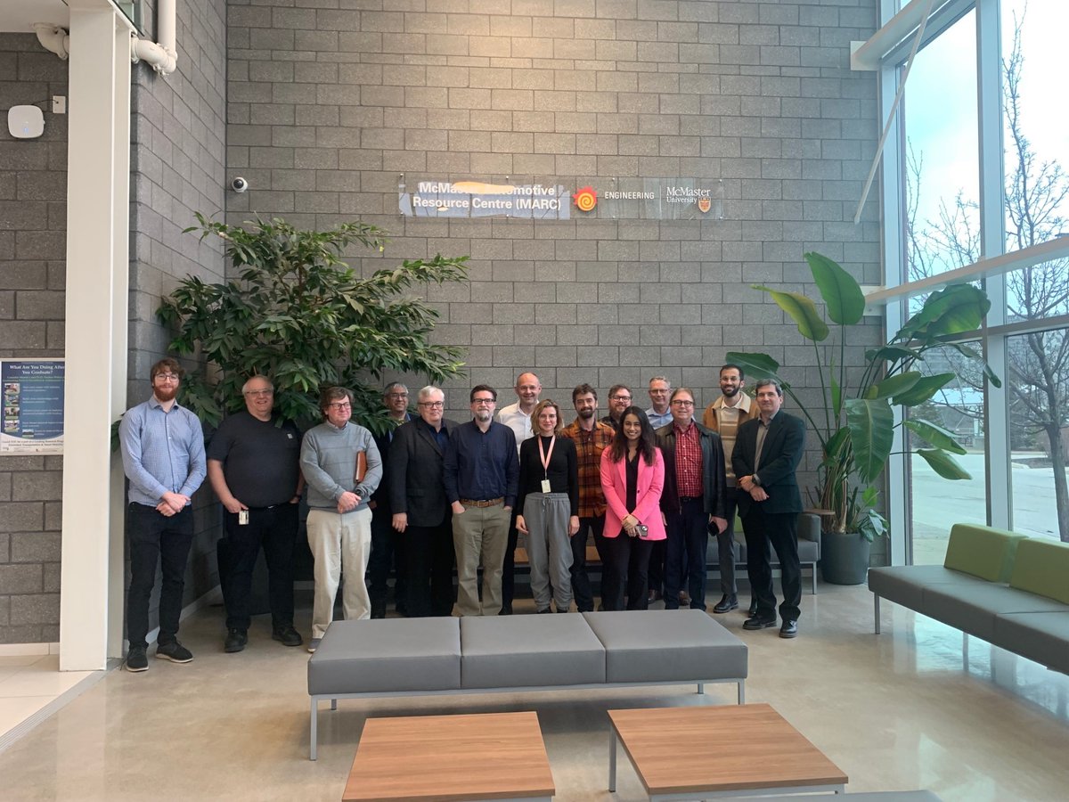 MMRI_McMaster's tweet image. The MMRI had the pleasure of welcoming the SEW Eurodrive team to our facility last week. We discussed our shared interests in motor design, manufacturing and the challenges facing society as we move to electrify.
#engineering #mcmasterengineering #seweurodrive