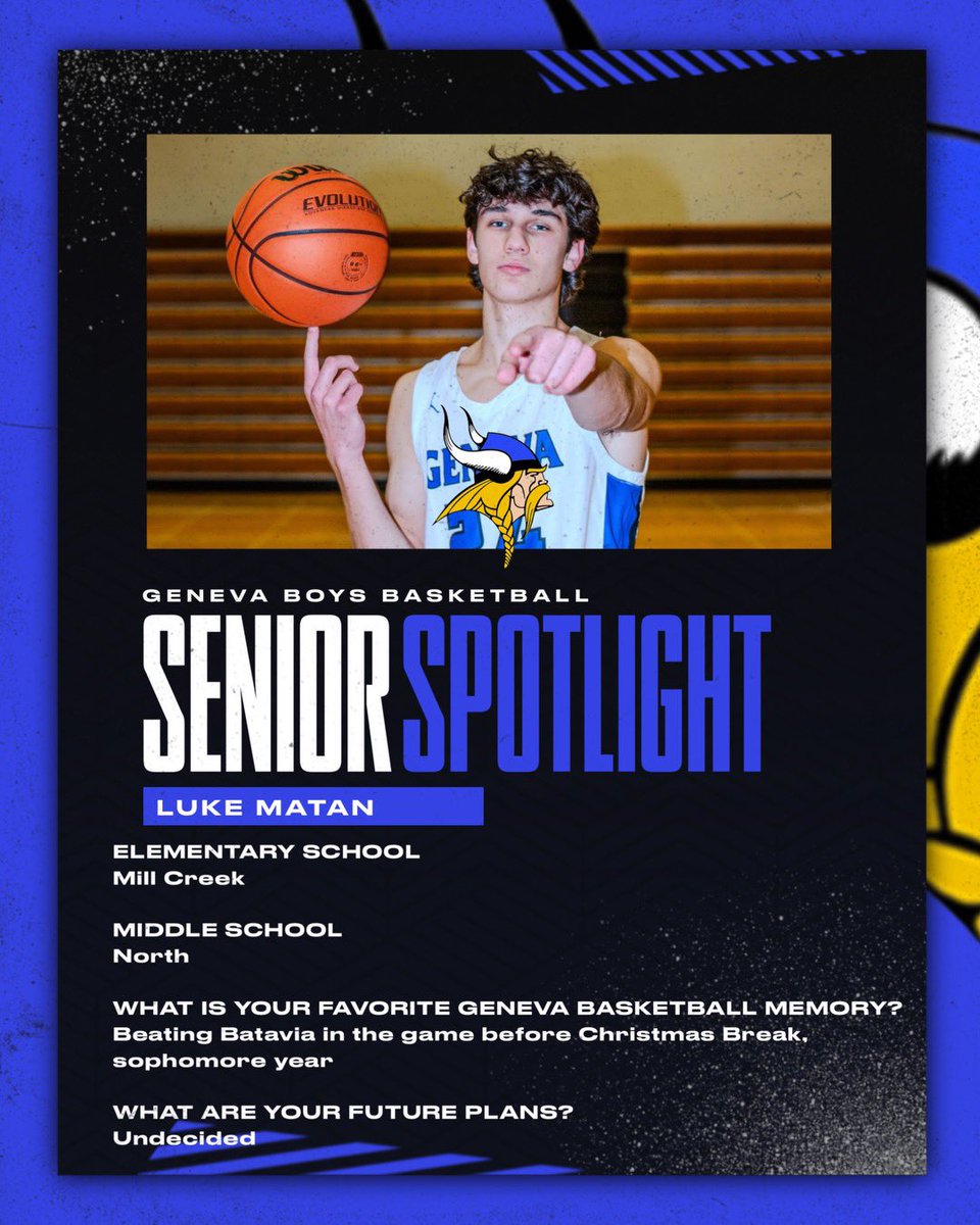 Geneva High School Boys Basketball (@ghs_bbasketball) on Twitter photo See you Wednesday for Senior Night. #TPW #Vikings <a href="/GHS_ILathletics/">Geneva HS Athletics</a> <a href="/Geneva304/">Geneva CUSD 304</a> <a href="/GFBBP/">Vikings Basketball</a> <a href="/GHSportsBooster/">GHS Sports Boosters</a> <a href="/LukeMatan/">Luke Matan</a> See you Wednesday for Senior Night. #TPW #Vikings <a href="/GHS_ILathletics/">Geneva HS Athletics</a> <a href="/Geneva304/">Geneva CUSD 304</a> <a href="/GFBBP/">Vikings Basketball</a> <a href="/GHSportsBooster/">GHS Sports Boosters</a> <a href="/LukeMatan/">Luke Matan</a>