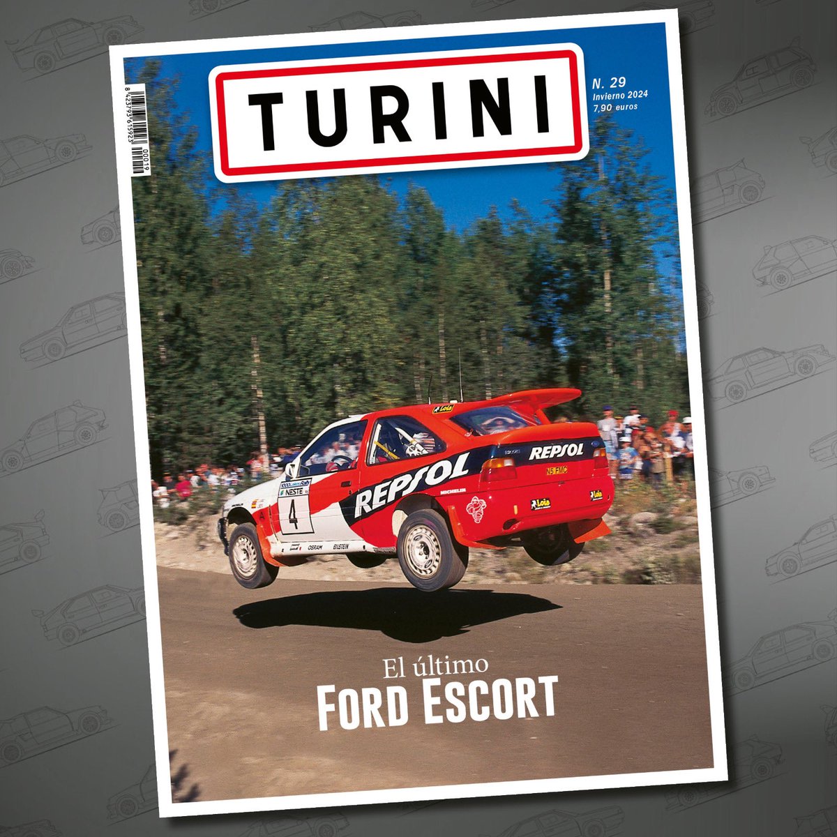 Preparando el número 29. En nuestra portada llevamos un coche ya histórico, el <a href="/FordSpain/">Ford España</a> Escort #Cosworth, con una decoración icónica para el automovilismo español, la de @repsol. <a href="/CSainz_oficial/">Carlos Sainz</a> y <a href="/lmoya_oficial/">Luis Moya</a> en Finlandia ‘96. ¿Qué os parece?