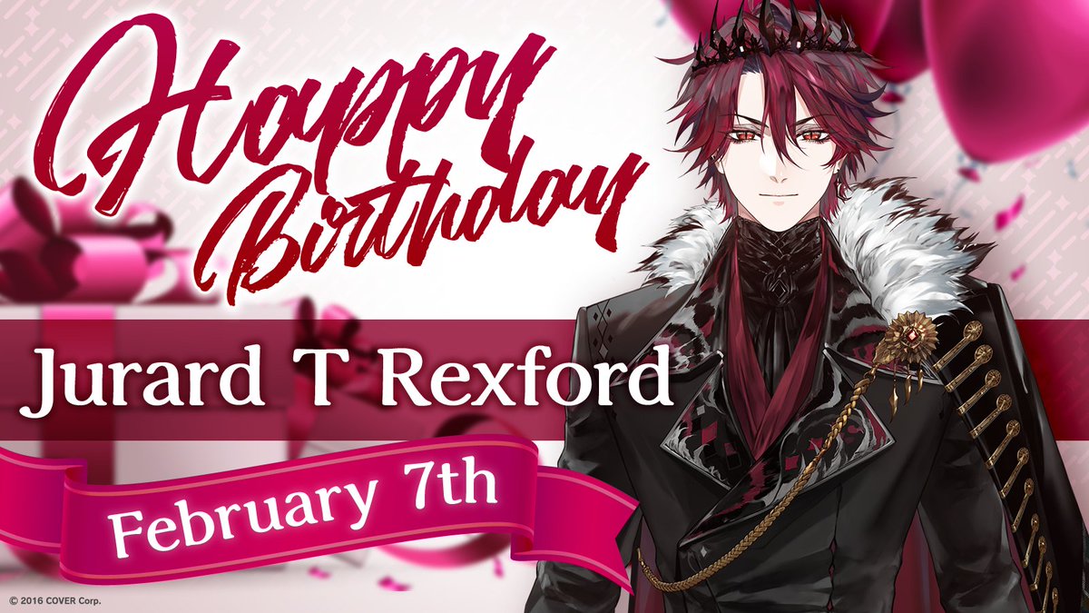 Happy Birthday to the Leader of HOLOSTARS English -ARMIS-! Wishing @jurardtrexford a very special birthday today🦖✨ #SoRAWRityFAN #BIRTHDAYREX #holoTEMPUS