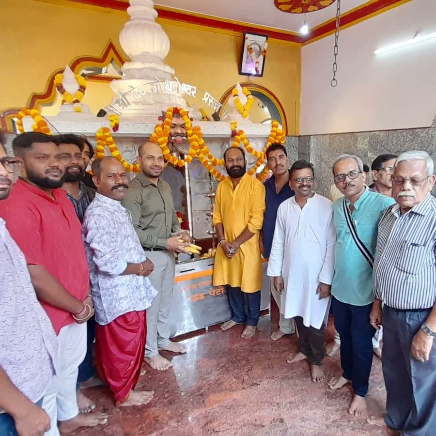 Joshua_De_Souza's tweet photo. Visited Shree Dev Gothneshwar Devasthan, Dangui Colony on the occasion of Gothan Puja. 

#Temple #JoshuaDeSouza #StrongerMapusa #Goa https://t.co/yygPHJM4Fz
