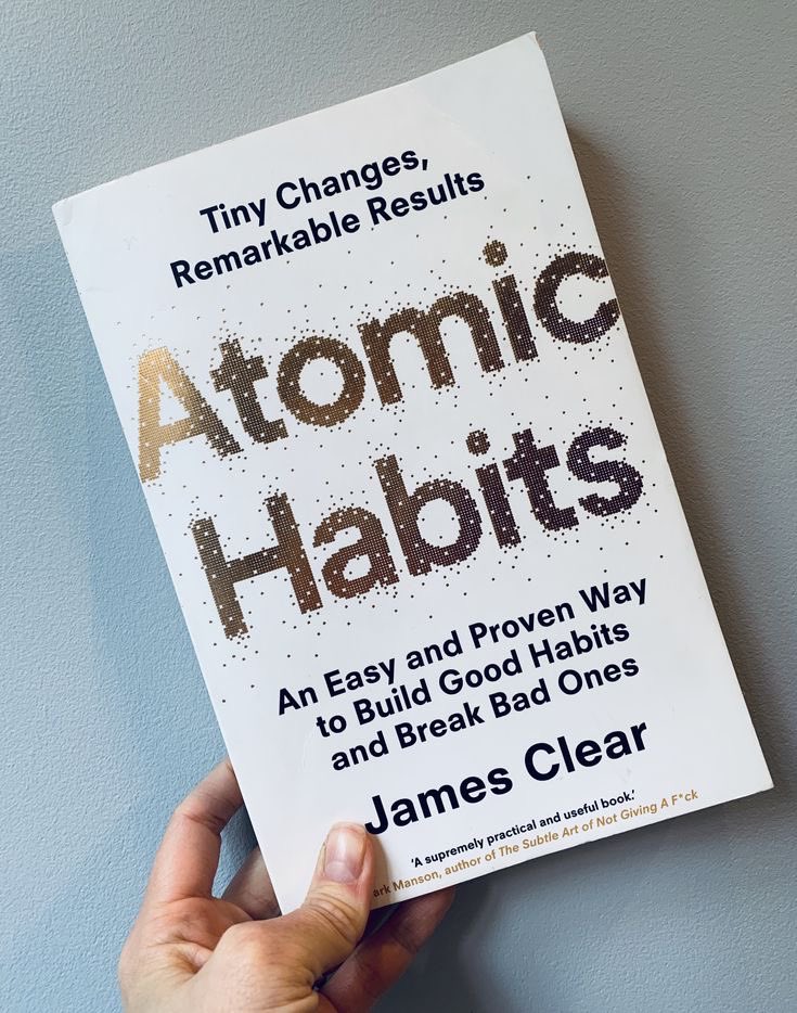 📚6 Books To Beat Laziness…

1. “Atomic Habits”