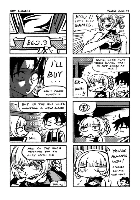 Call of the Night mini manga.
#よふかしのうた 