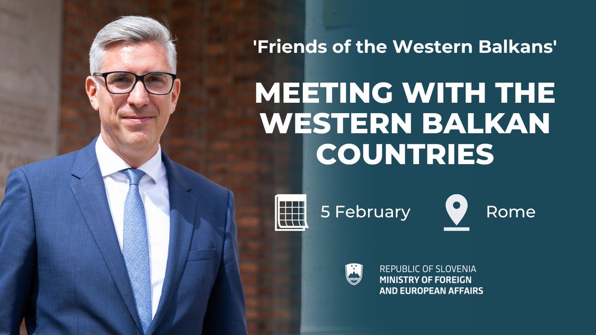StateSec @markostucin to attend meeting on #WesternBalkan in #Rome 🇮🇹. He will take part in a discussion on #EU enlargement & exchange views on how to support partners in the region to work together on socio-economic growth & accelerate integration into the common market.