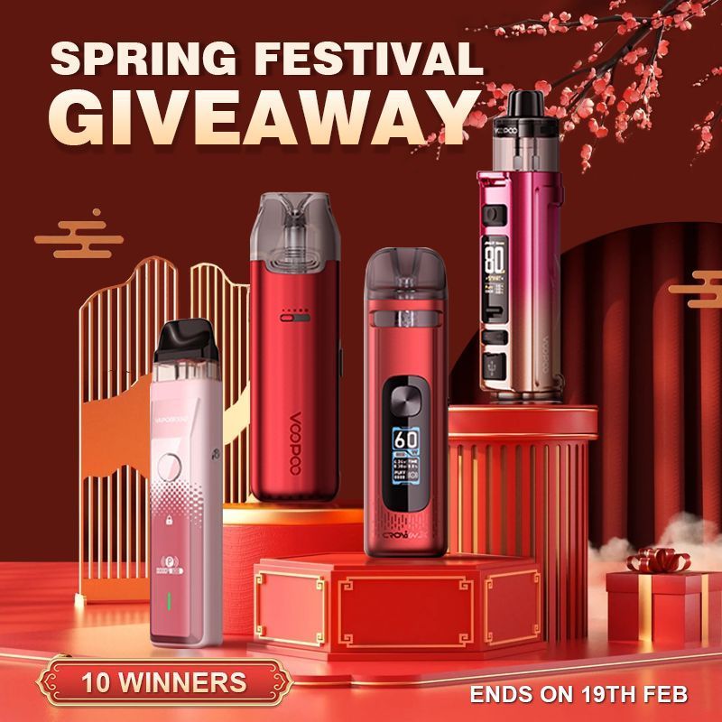🌈🌈
🔝🎇Healthcabin - Spring Festival Giveaway 2024🎊

🎁Prizes:
#uwellcrownx
#voopooarguspro2
#vaporessoxrospro
#voopoovmatepro

🍀10 winners
Ends on 19th Feb📆

Join &amp; win~
>
Enter:👇
healthcabin.net/blog/spring-fe… 
>
#voopoo #uwell #vaporesso #arguspro2 #giveaway #vapegiveaway #vape
