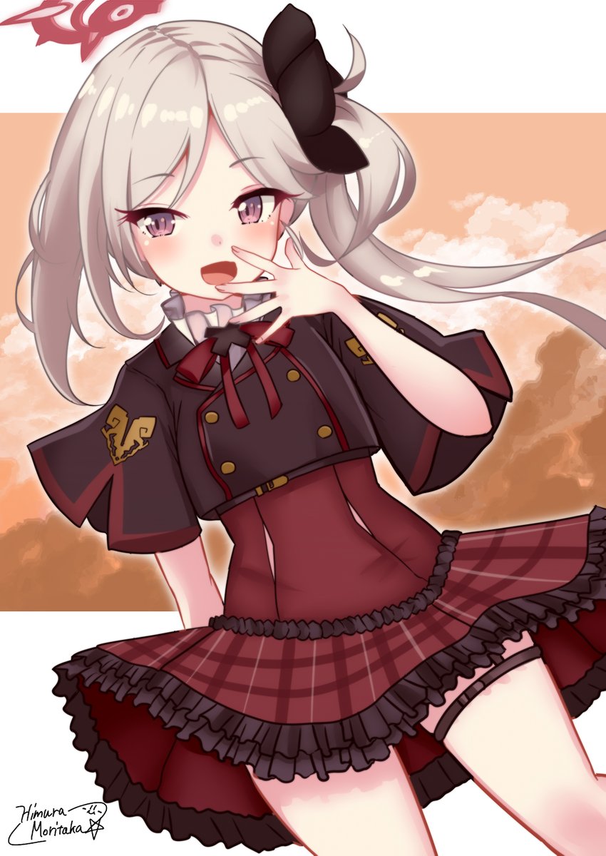 浅黄ムツキ(ブルアカ) 「#2月になったのでフォロワーさんに自己紹介しようぜ 最近、忙しいけど、絵は描いて」|火村 モリタカ＠/5月COMITIA144（B51a)/その次は神戸かわさき10のイラスト