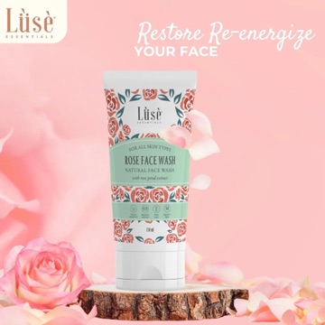 LuseEssentials's tweet image. &quot;Unveil the beauty within with Luse Essentials&apos; Rose Face Wash – where freshness meets floral radiance. 🌹✨ 

#LuseEssentials #RoseFaceWash #GlowingSkin #NaturalSkincare #RefreshAndRevitalize #RoseInfusion #CleanseWithLove #SkinCareRoutine #FloralBeauty #HealthySkinTips
