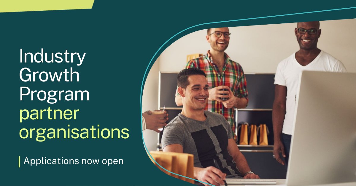 IndustryGovAu's tweet photo. #AusGov is offering $10.8 million in grant funding to organisations who can advise startups and innovative small-to-medium businesses on #IndustryGrowthProgram priority areas.
Apply before 16 Feb: https://t.co/GdgaMNxcpA https://t.co/WFYwMagOOO