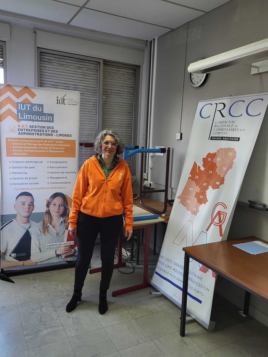 🌟 Ce week-end, un grand bravo à notre vice-présidente <a href="/XatTerrade/">xat terrade</a> pour avoir brillamment promu la profession de Commissaire aux Comptes avec un stand CRCC 🎓 à l'<a href="/iae_limoges/">IAE Limoges</a> et à l'IUT du Limousin.