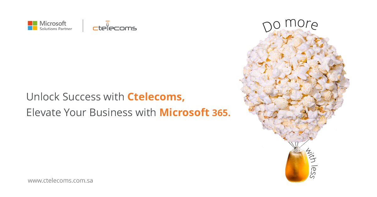 ctelecoms_ksa's tweet photo. Imagine having everything you need to run your business efficiently and securely with the all-in-one solution. Save money, simplify IT, and protect your data with Microsoft 365.
https://t.co/8uWsCee2ND
#Microsoft365 #IT_solution #Microsoftpartner #Microsoftsolutions #Ctelecoms https://t.co/dZX6IGJLLe