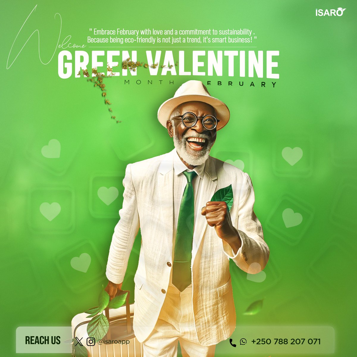ISAROApp's tweet photo. Let's Embrace this February with love and commitment to Environmental sustainability.
Happy New Month Eco-Champs.
#IsaroApp | #EcoFriendlyFebruary https://t.co/JXjgLcT5lr