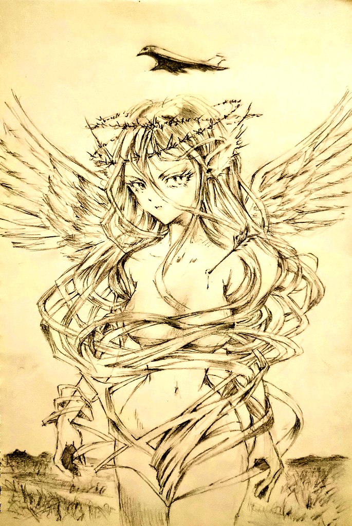 unitosarasa's tweet image. SUPREMACY OF THE SKY.

空の覇権。

#RIGHTWORK　#DRAWING　#ZEBRAGRIP05