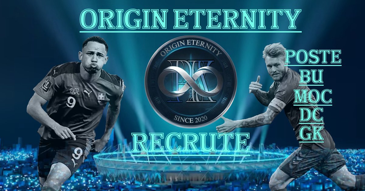 La Origin EternitY ouvre une session test mercredi 7/02 poste rechercher 👇
