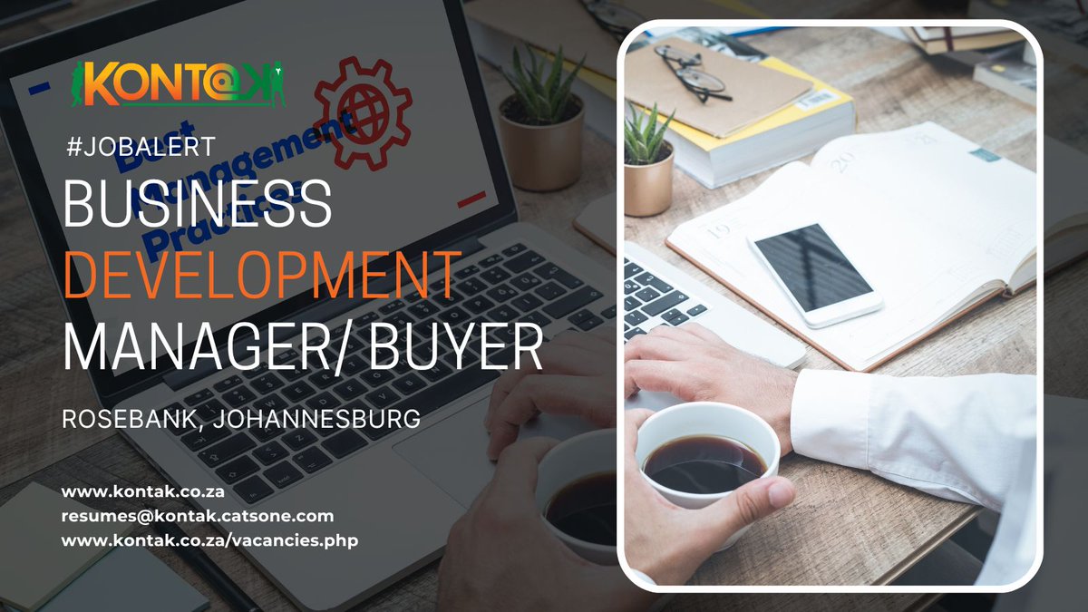 🌐 #Job:#BusinessDevelopment #Buyer
📍 Rosebank
💰 R30-R40k

Leading wholesale groceries supplier seeking an experienced BDM with strong industry connections.

🔍 Full details & apply - kontak.co.za/vacancies.php - JB4035

#JobOpportunity #JohannesburgJobs #FMCG #onlineshopping