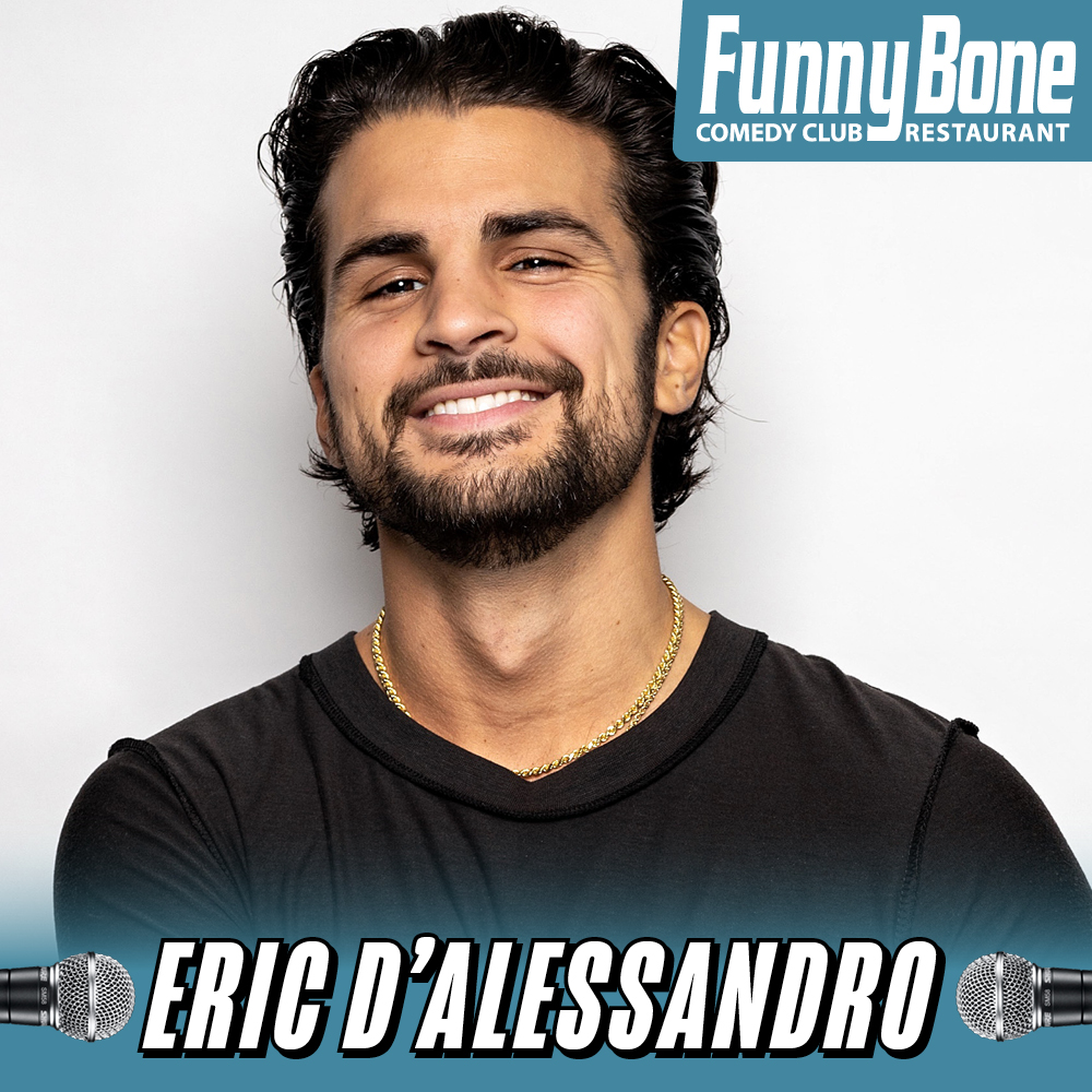 Eric D’Alessandro is here for 1 night only! 🎙️ February 8