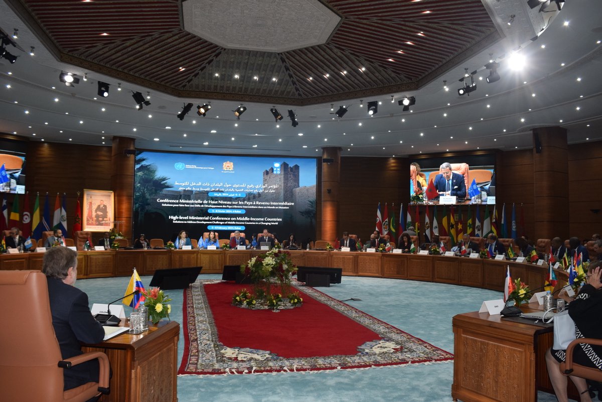 PNUDMaroc's tweet image. Today in Rabat 🌐, global leaders &amp;amp; change-makers unite at a H.L conference to tackle challenges &amp;amp; unlock opportunities for MICs&apos; sustainable growth. Let&apos;s innovate 💡, partner 🤝, &amp;amp; commit 📝 to advancing middle-income countries&apos; prosperity. #MICConference2024 #Action4MICsRabat